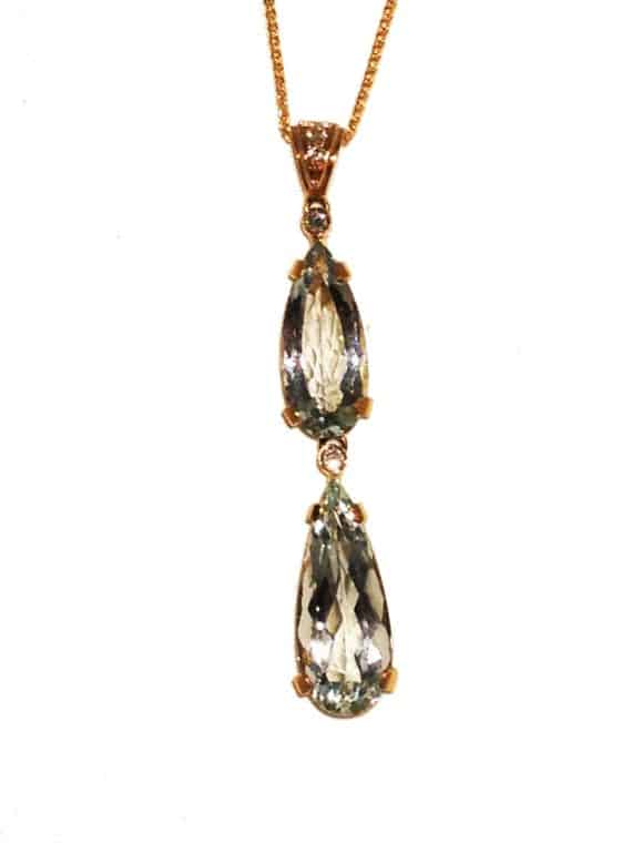 Aquamarine pendant