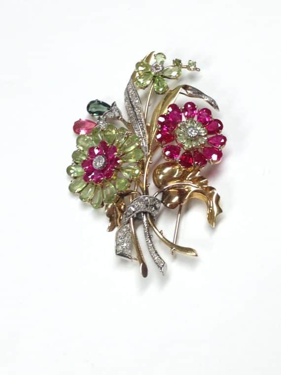 Flower brooch
