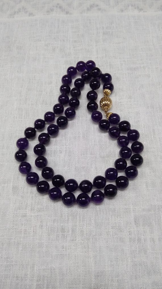 Amethyst necklace
